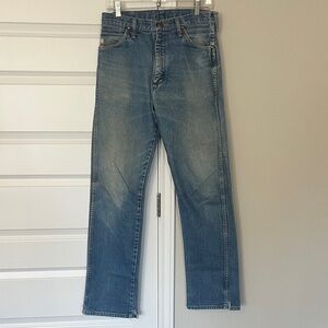 Vintage Wrangler Men's Straight Blue Jeans